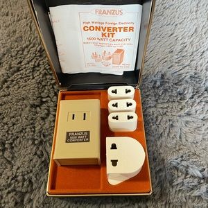 FRANZUS CONVERTER TRAVEL VINTAGE